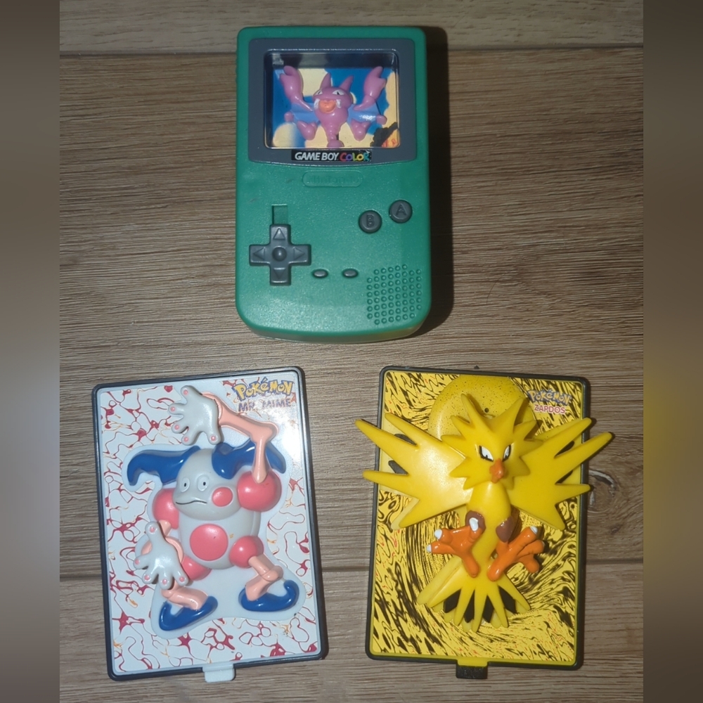 Vintage Pokemon Toys Burger King Zapdos, Mr. Mime & Gligar Interactive